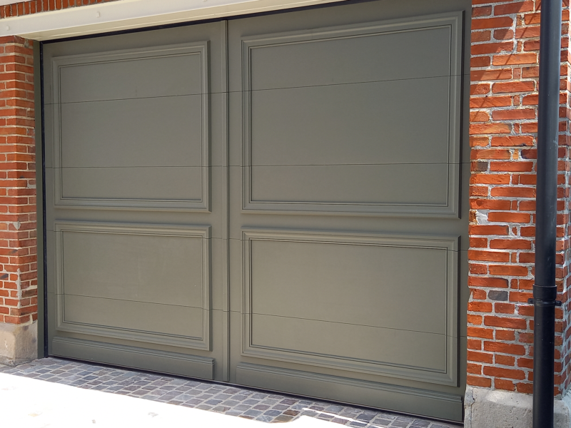 porte de garage bois massif 4