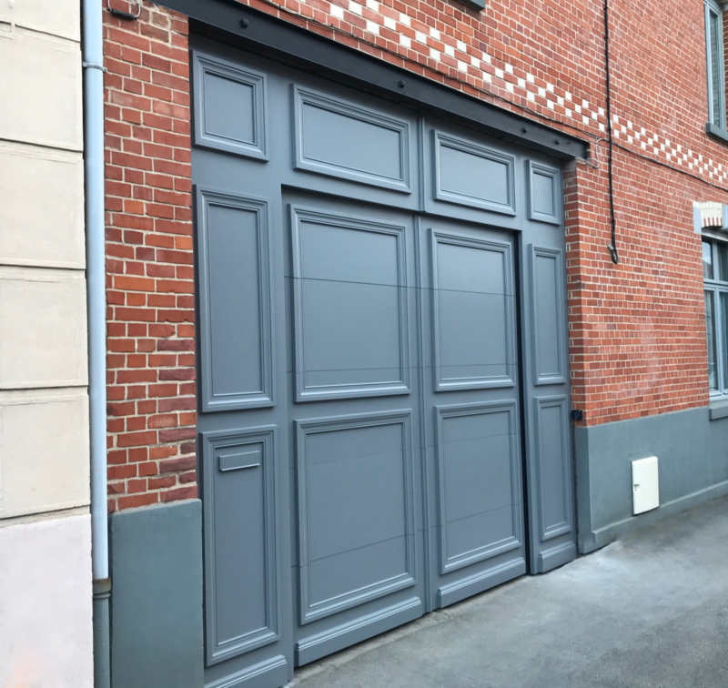 porte de garage bois massif 6