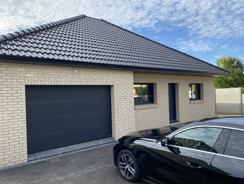porte de garage sectionnelle lisse 4