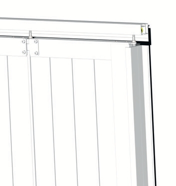 interieur blanc porte de garage isolat joints iso