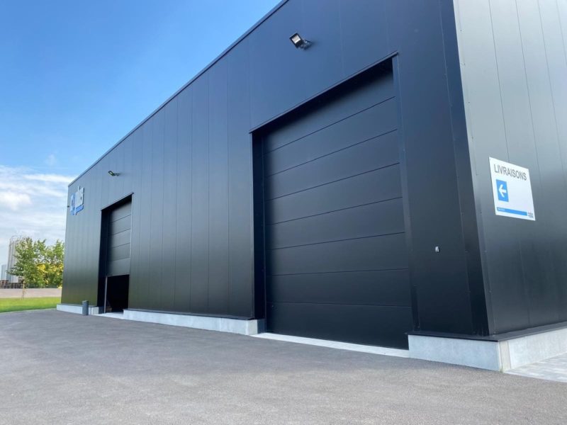 Porte sectionnelle industrielle sur mesure