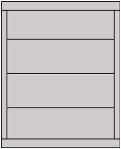 isobat rainures horizontales 500