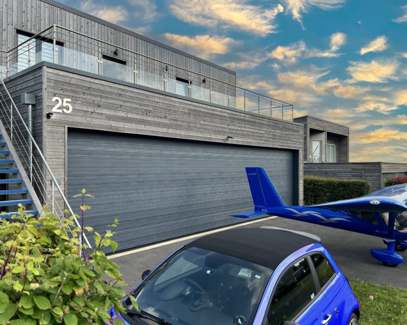 porte de garage sectionnelle sur mesure gris xxl