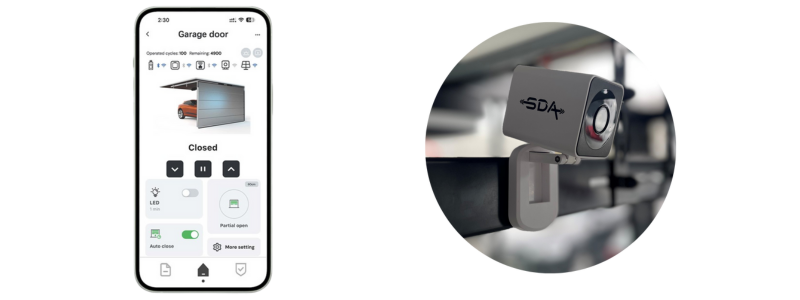 application camera connectee sda
